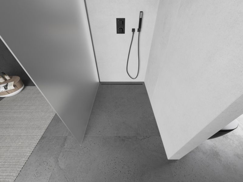 Ścianka prysznicowa walk-in Mexen Kioto szron gun gray 80x200 cm 1 szt.
