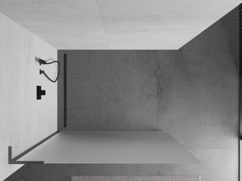 Ścianka prysznicowa walk-in Mexen Kioto szron gun gray 80x200 cm 1 szt.
