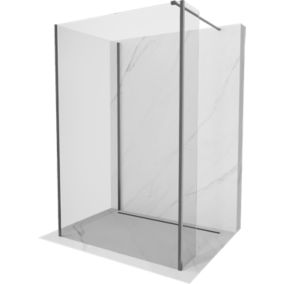 Ścianka prysznicowa walk-in Mexen Kioto transparent 140x80x40 3 szt.