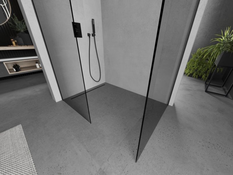 Ścianka prysznicowa walk-in Mexen Kioto transparent 160x85 cm 1 szt.