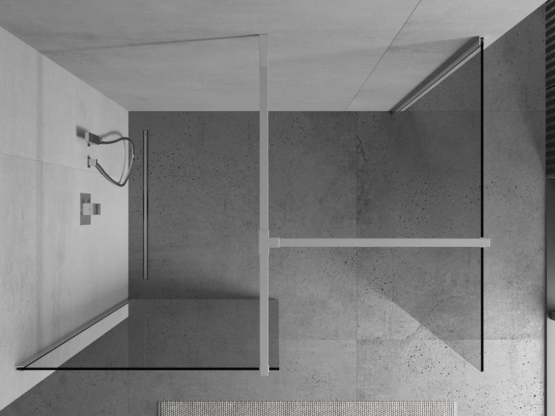 Ścianka prysznicowa walk-in Mexen Kioto transparent chrom 115 x 110 cm 1 szt.