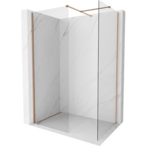 Ścianka prysznicowa walk-in Mexen Kioto-X miedź szczotkowana 160x120 800-160-202-65-00-120-X 1 szt.