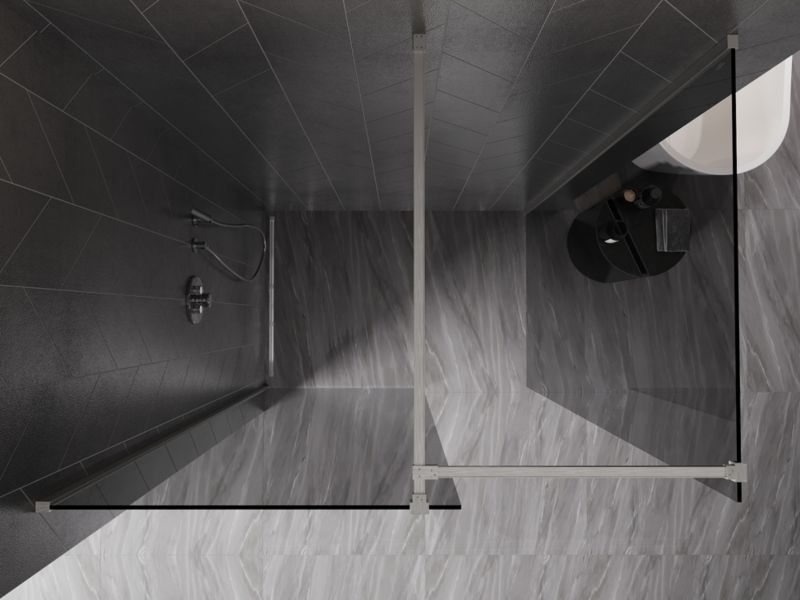 Ścianka prysznicowa Walk-in Mexen Kioto-X transparent 160x120 cm 1 szt.