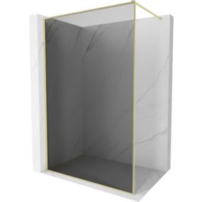 Ścianka prysznicowa walk-in Mexen Kioto-XF grafit 100x202 cm  800-100-104-55-40-X1 szt.
