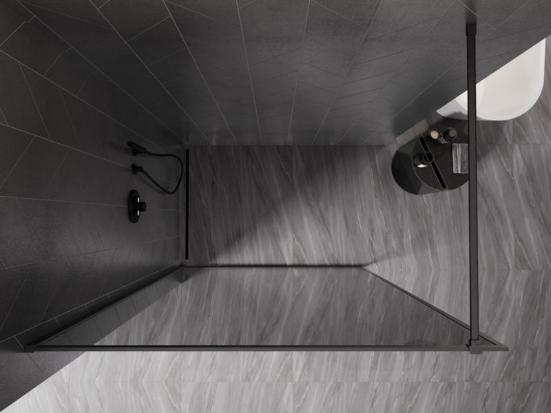 Ścianka prysznicowa walk-in Mexen Kioto-XF grafit 70x202 cm  800-070-104-66-40-X1 szt.