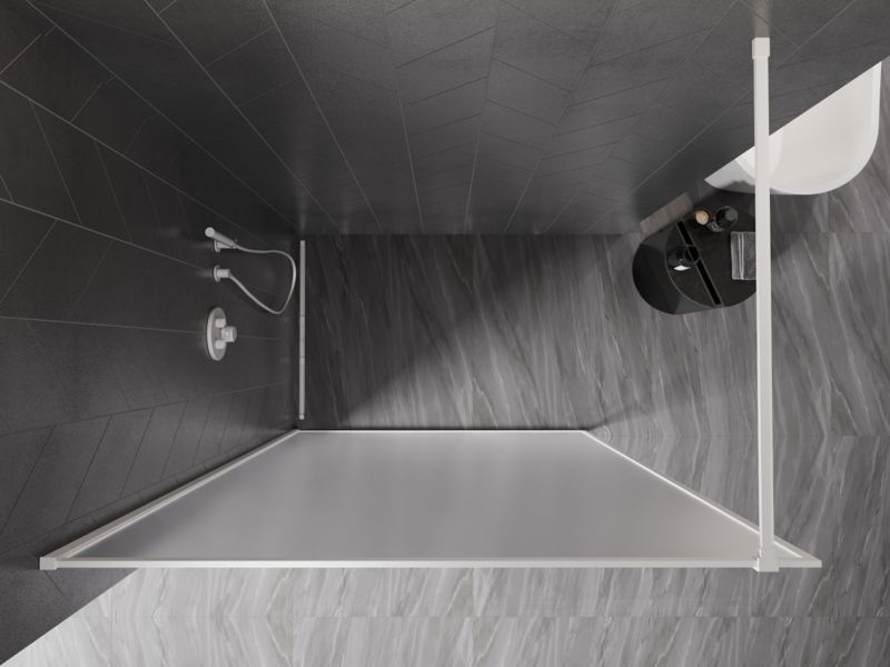 Ścianka prysznicowa walk-in Mexen Kioto-XF szron 150x202 cm  800-150-104-20-30-X1 szt.