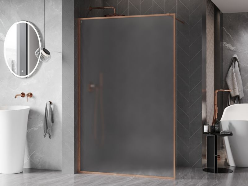 Ścianka prysznicowa walk-in Mexen Kioto-XF szron 60x202 cm  800-060-104-65-30-X1 szt.