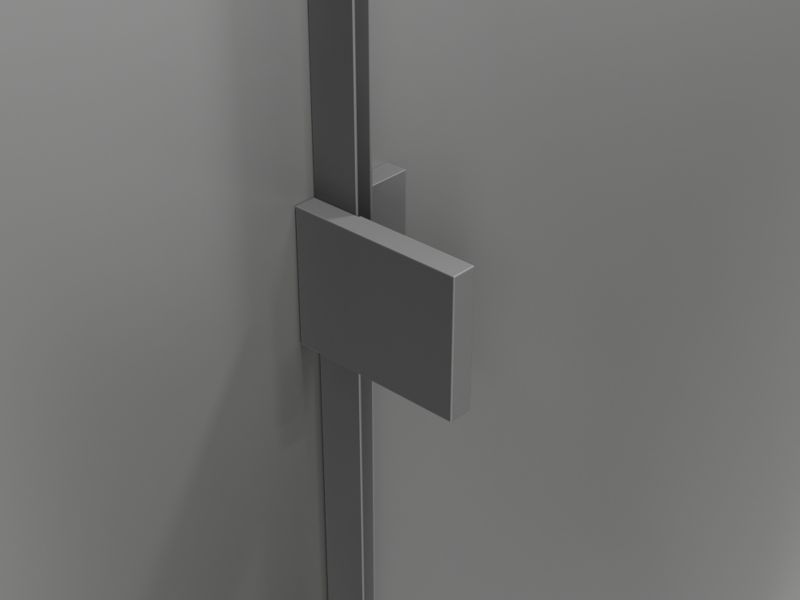 Ścianka prysznicowa walk-in Mexen Lunar L gun metal 60x200 cm 830L-060-000-95-00-P 1 szt.