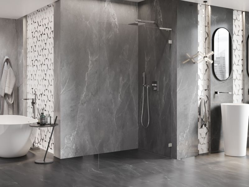Ścianka prysznicowa walk-in Mexen Lunar L transparent 70x200 cm 1 szt.