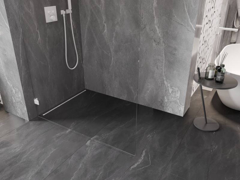 Ścianka prysznicowa walk-in Mexen Lunar transparentna 80x200 cm 1 szt.