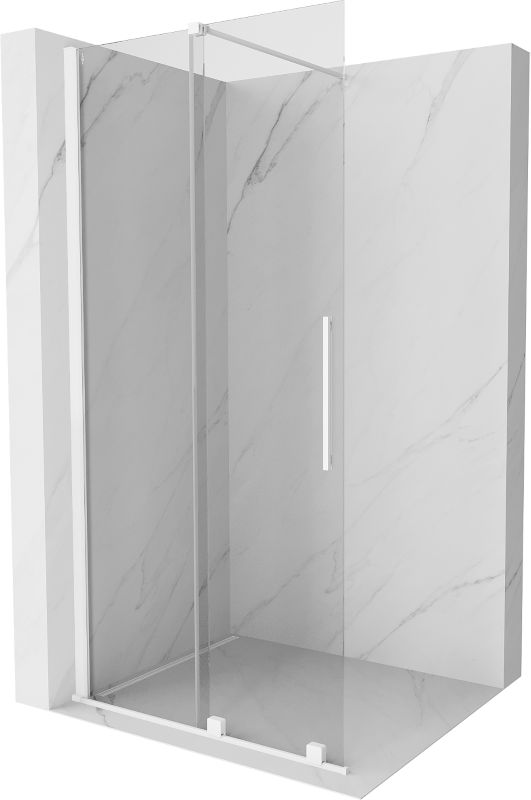 Ścianka prysznicowa walk-in Mexen Velar biała 90x200 cm 1 szt.