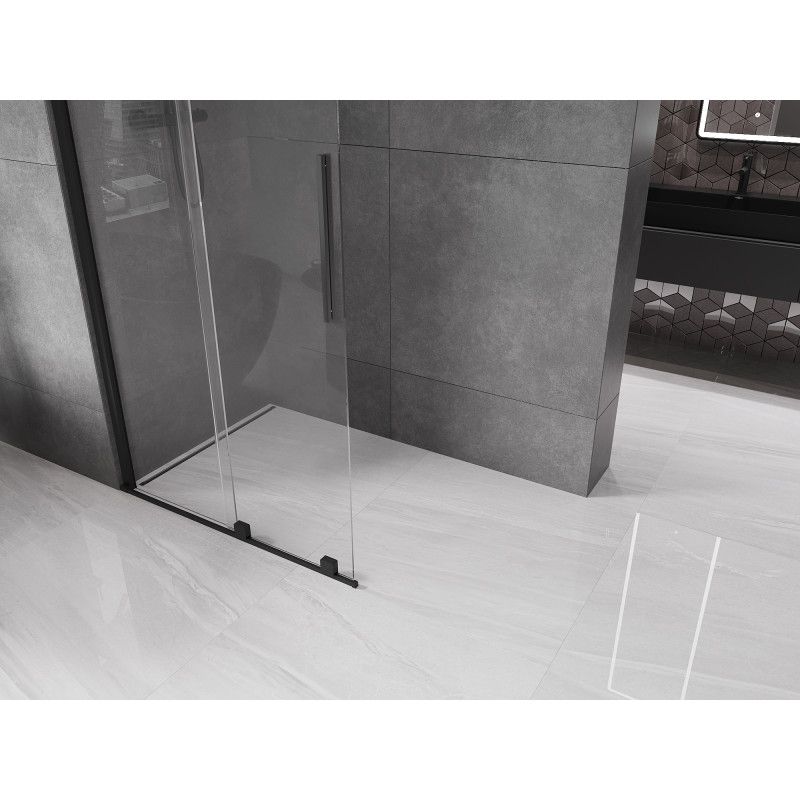 Ścianka prysznicowa walk-in Mexen Velar czarna 70x200 cm 1 szt.