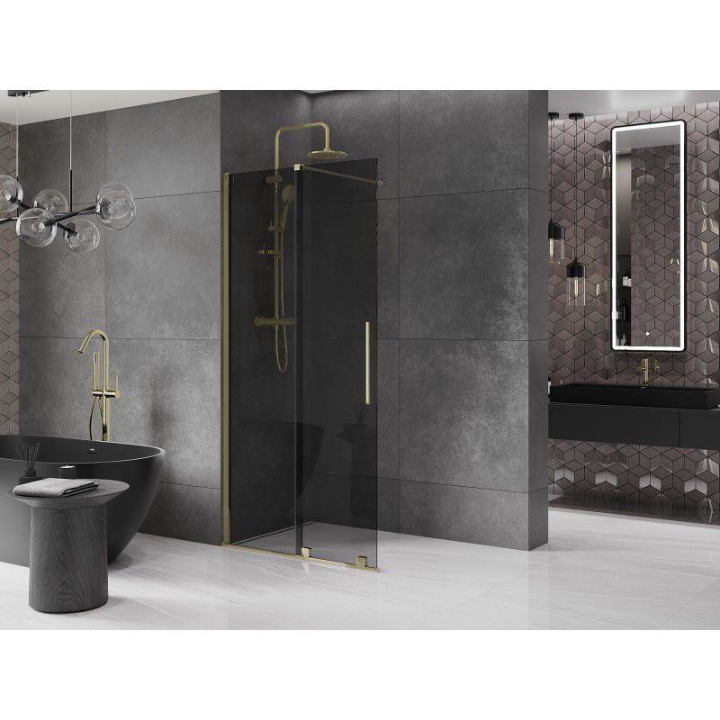 Ścianka prysznicowa walk-in Mexen Velar grafit 110 x 200 cm 1 szt.