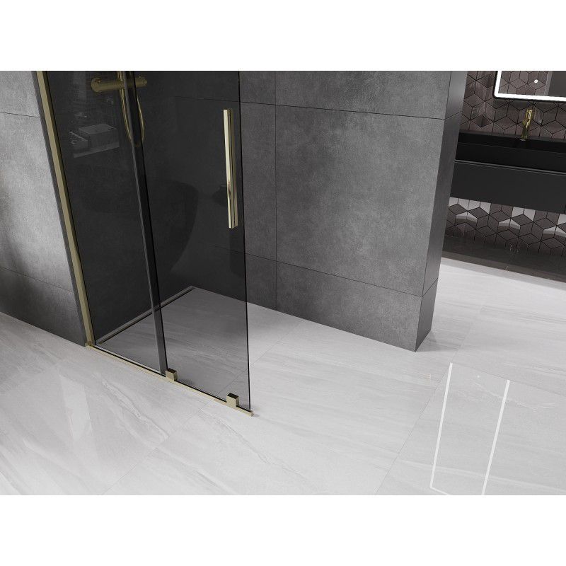 Ścianka prysznicowa walk-in Mexen Velar grafit 110 x 200 cm 1 szt.
