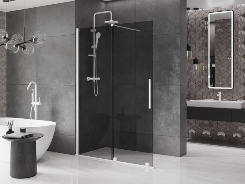 Ścianka prysznicowa walk-in Mexen Velar grafit 150x200 cm 871-150-000-43-20 1 szt.