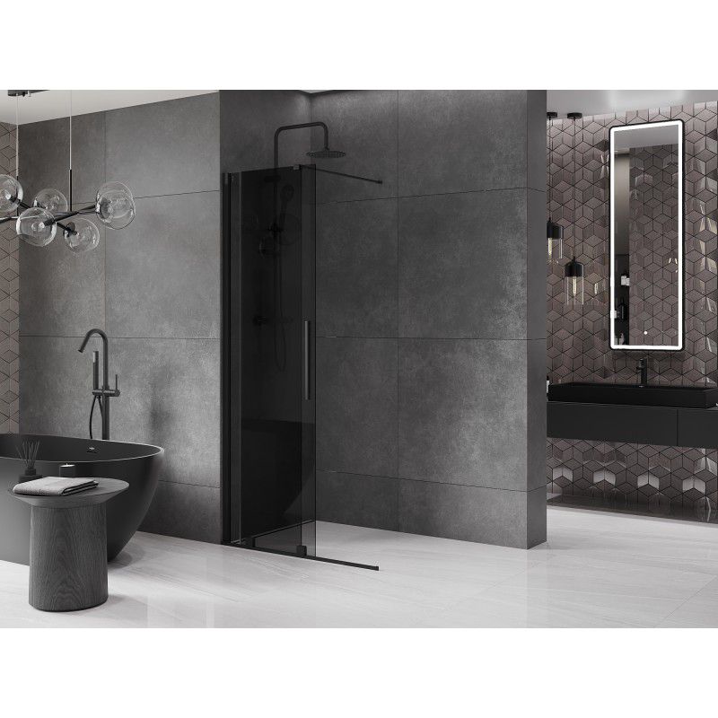 Ścianka prysznicowa walk-in Mexen Velar grafit 90x200 cm 871-090-000-43-70 1 szt.