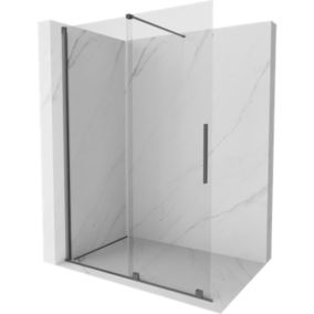 Ścianka prysznicowa walk-in Mexen Velar gun metal 150x200 cm 1 szt.