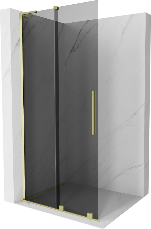 Ścianka prysznicowa walk-in Mexen Velar L grafit 100x200 cm 1 szt.