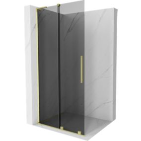 Ścianka prysznicowa walk-in Mexen Velar L grafit 100x200 cm 1 szt.