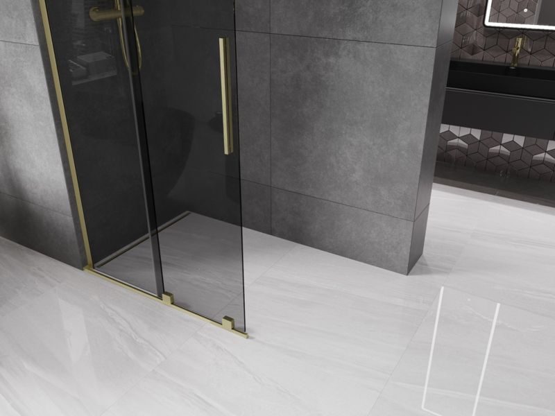 Ścianka prysznicowa walk-in Mexen Velar L grafit 100x200 cm 1 szt.