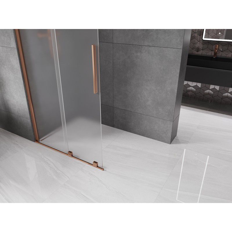 Ścianka prysznicowa walk-in Mexen Velar różowe złoto 110x200 cm 871-110-000-33-60 1 szt.