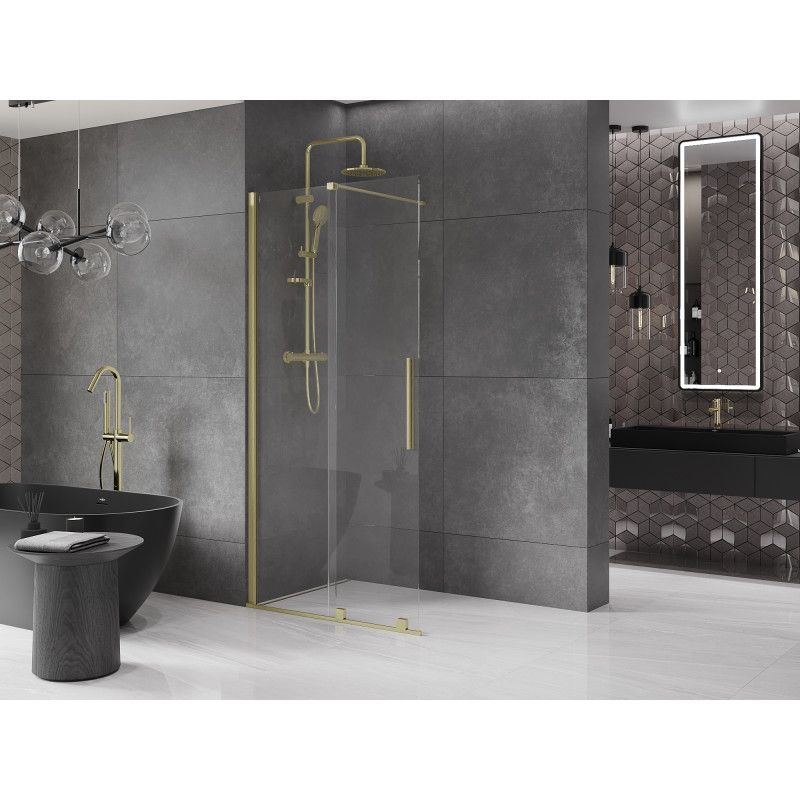 Ścianka prysznicowa walk-in Mexen Velar złoty 70x200 cm 1 szt.