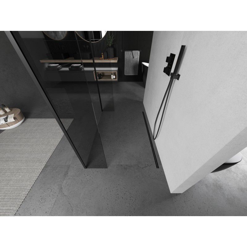 Ścianka prysznicowa wolnostojąca Mexen Kioto czarna 115 x 30 x 30 cm 800-115-030-222-70-00-030 1 szt.