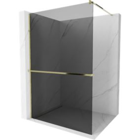 Ścianka prysznicowa z półką Mexen Kioto+ grafitowa 70x200 cm 800-070-121-50-40 1 szt.