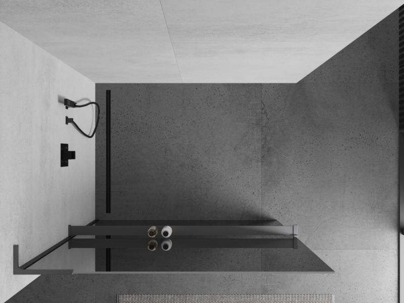 Ścianka prysznicowa z półką Mexen Kioto+ Lustro 70x200 cm 1 szt.