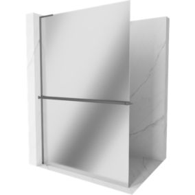 Ścianka z półką walk-in Mexen Kioto+ L lustro 90x200 cm 1 szt.