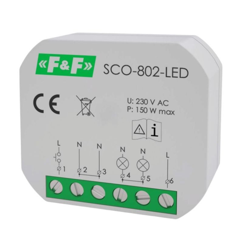 Ściemniacz Ff SCO-802-LED Led 230V 1 Szt
