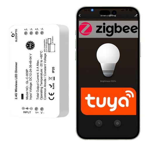 Ściemniacz LED Sone Zigbee DIM inteligentny sterownik Tuya Philips Hue HA 1szt.