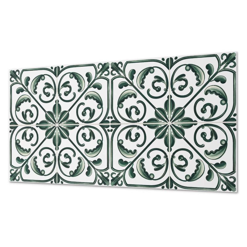 Ścienne Kafelki PCV ArtPrintCave 60x30 cm Wzór roślinny z ornamentami 6 szt.