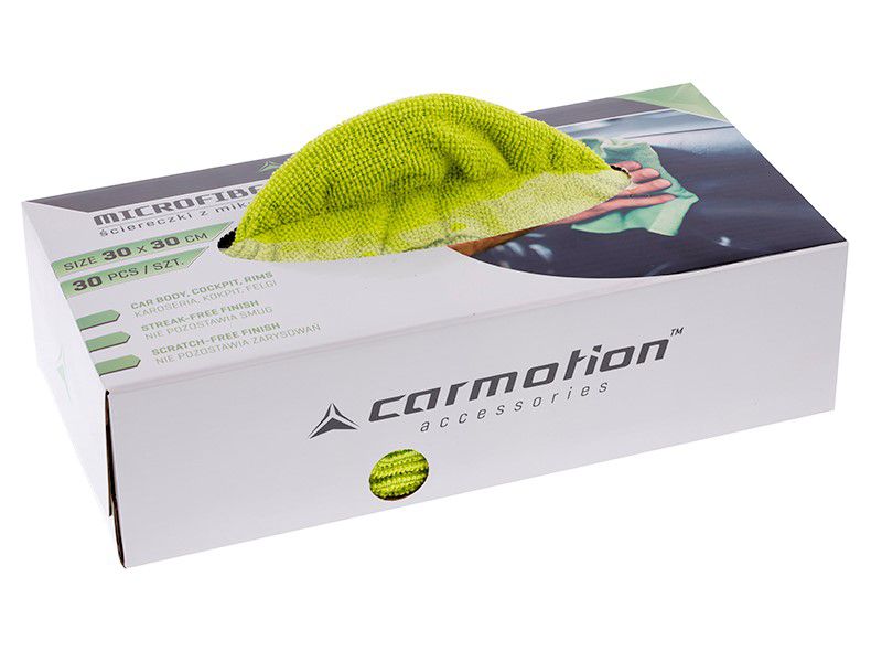 Ściereczki z mikrofibry, Carmotion, 30 szt.