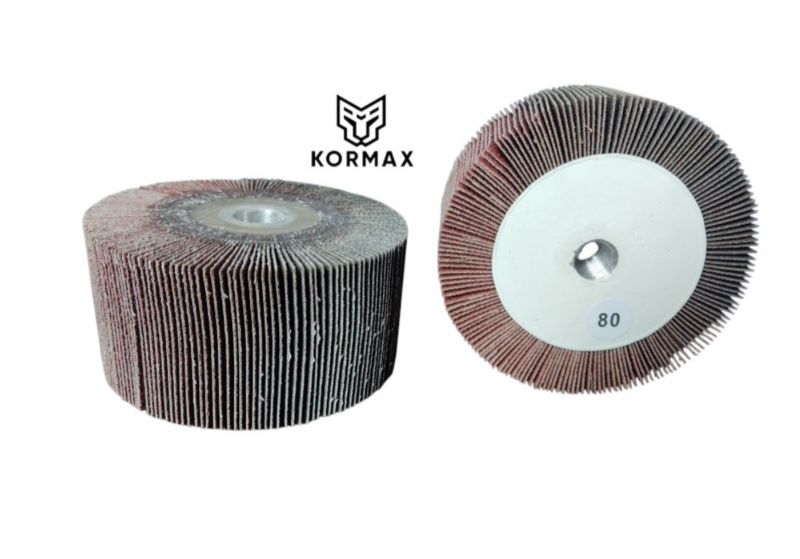 Ściernica Kormax listkowa garnkowa walcowa 100x50mm papier z gwintem M14 gr. 240 (100X50LPP240) - 1 szt.