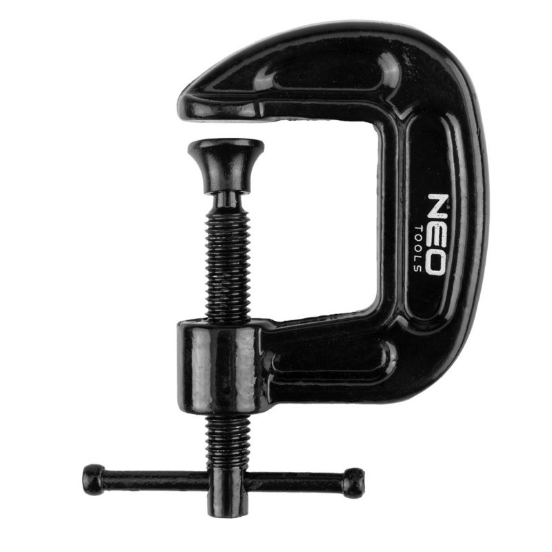 Ścisk stolarski NEO TOOLS śrubowy, typ C (G), 25 mm (1"), żeliwny, waga 115g 1 szt