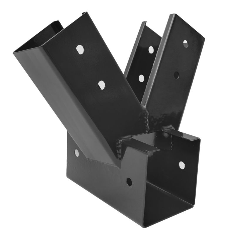 Łącznik do Huśtawki Ogród Kwadratowy Antracytowy 100 Stopni 9x9 cm Plac Zabaw 4iQ Group 1 szt.
