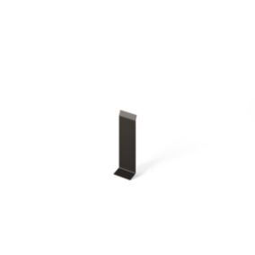 Łącznik do listew przypodłogowych FI Lambro czarny mat RAL 9005 10cm 1 szt.