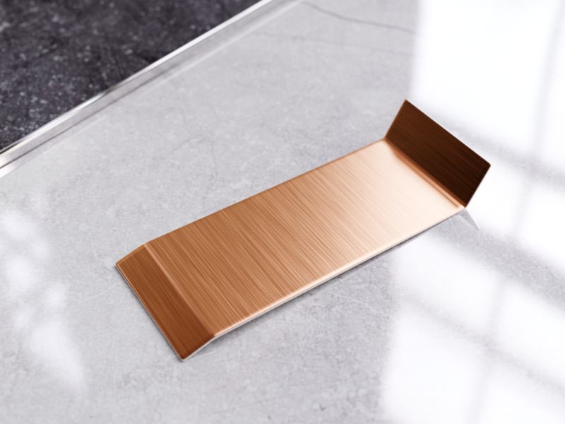 Łącznik do listew przypodłogowych FI Lambro miedziany mat 10cm 1 szt.