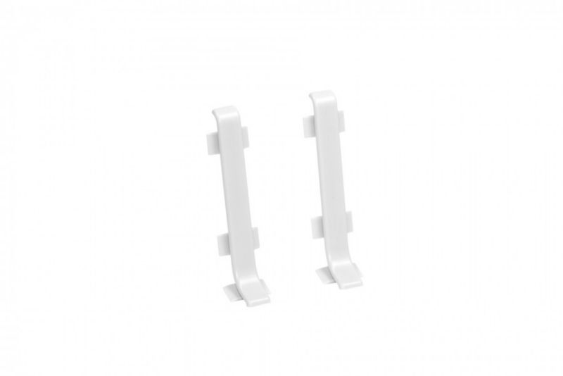 Łącznik do listwy Cezar aluminiowej biały mat 10x59x0,5mm PVC 1 kpl.
