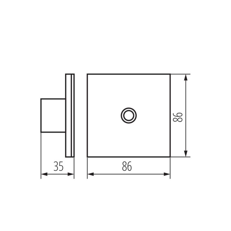 Łącznik jednobiegunowy LightLogic LL TOUCH SWITCH 1B 31341 włącznik pojedynczy szklany dotykowy czarny 1  szt.