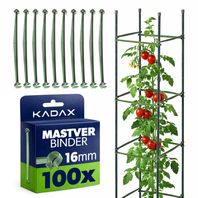 Łącznik KADAX do tyczek 16 mm plastikowy zielony 100 szt.
