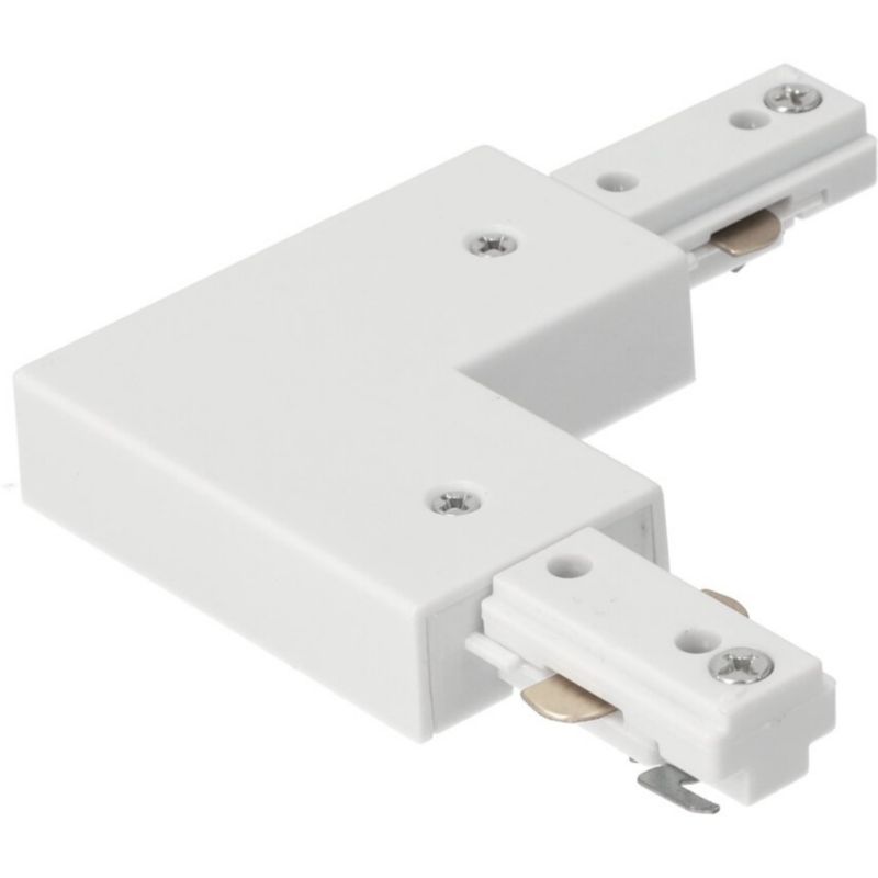 Łącznik L do szyny Edo Meva Pro L Connector White, biały EDO777515  1 szt.