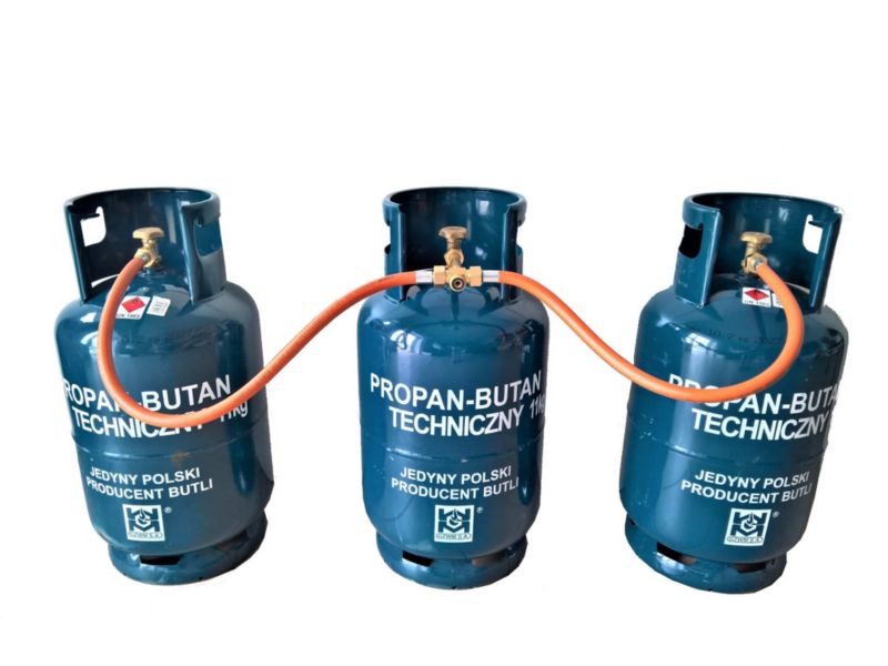 Łącznik trzech butli gazowych GAZ-BUT - 1 szt