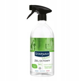 Żel octowy 14% Starwax Soluvert,  skuteczny, uniwersalny, z certyfikatem ECOCERT 1 l