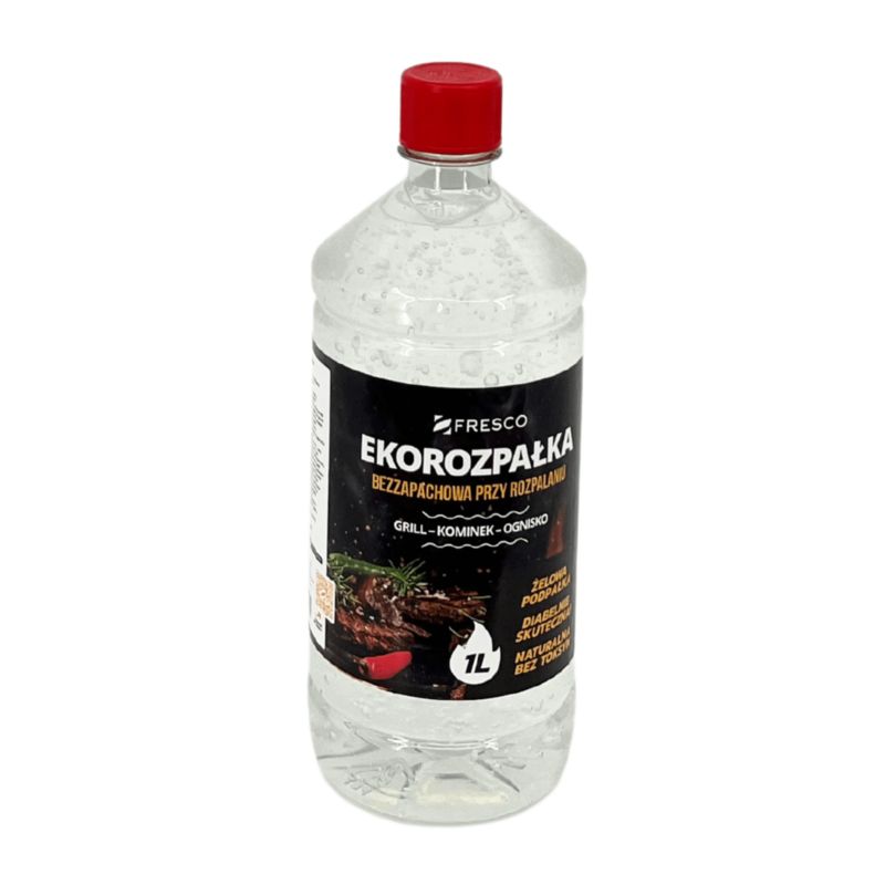 Żelowa eko rozpałka do grilla kominka ogniska bezzapachowa FRESCO 1L 1szt.