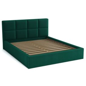 Łóżko do sypialni 160x200 Bonni Alaska Ciemno zielone 1 szt.