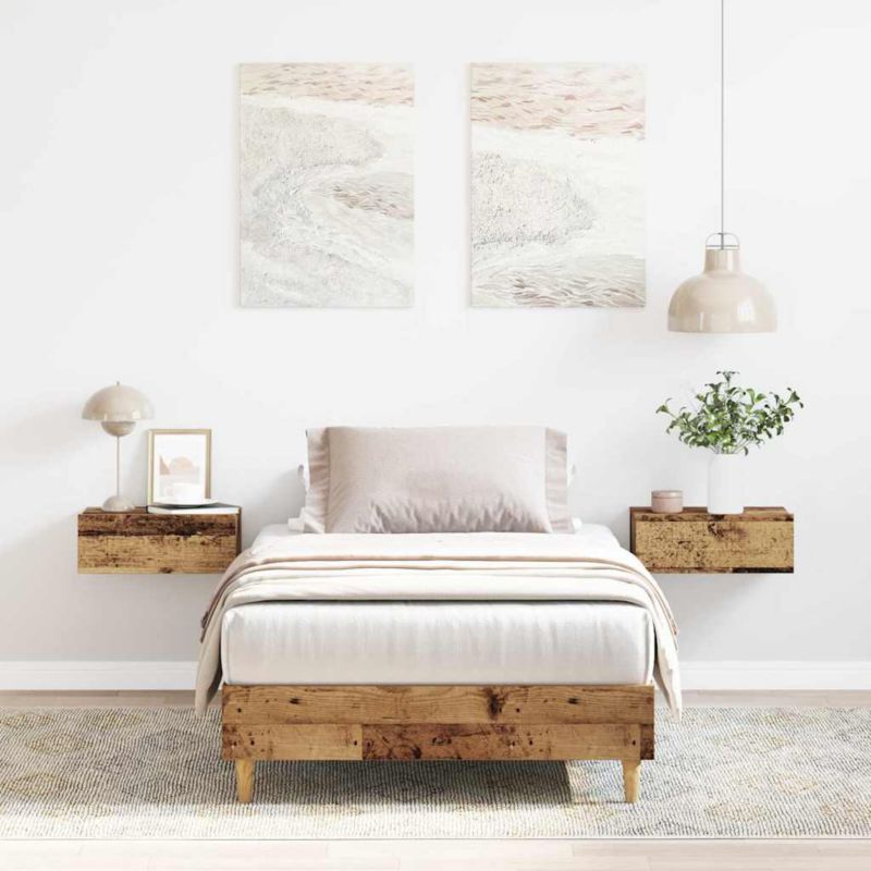 Dřevěná postel WaszeMeble 100x200 cm hnědá WM-861046 1 ks.