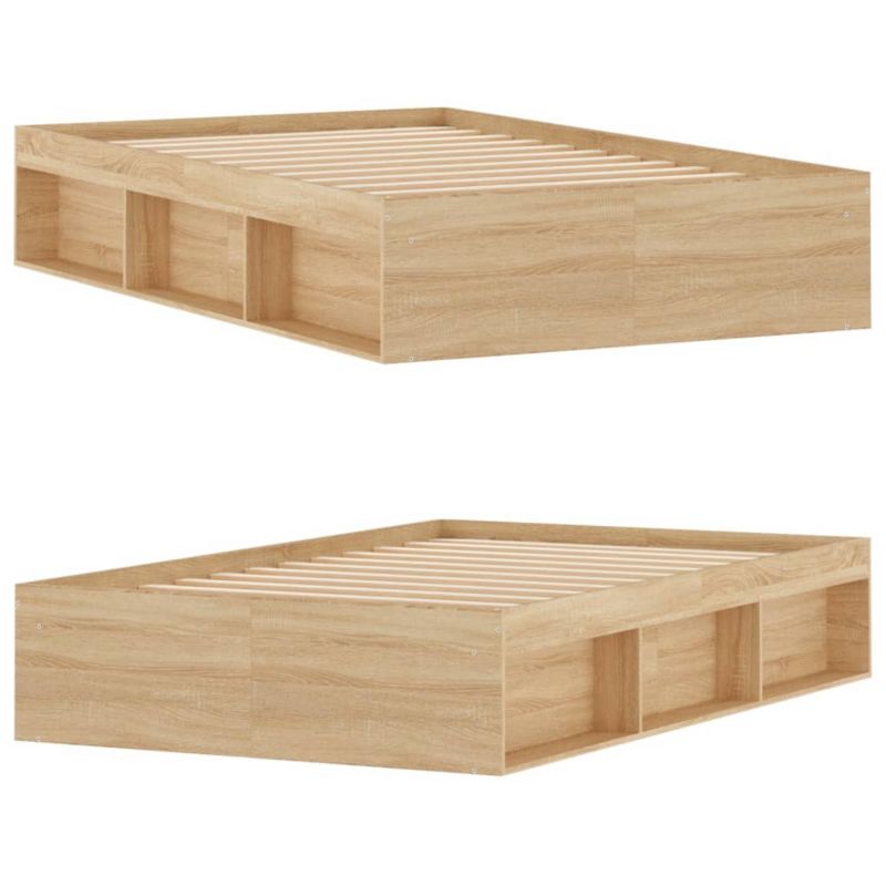 Łóżko drewniane WaszeMeble 120x190 cm brązowe  WM-3203896 1 szt.