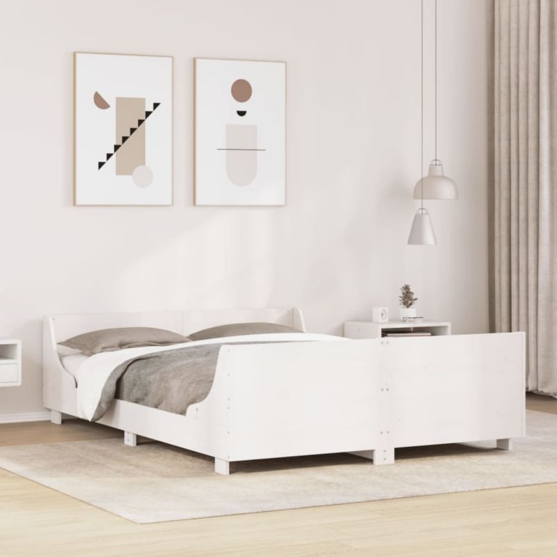 postel drewniane WaszeMeble 160x200 cm bílá WM-3302277 1 ks.